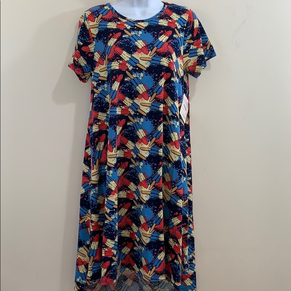 LuLaRoe Dresses & Skirts - LuLaRoe Bomb POP Maxi Dress  NEW  Size S